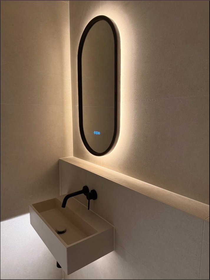 Minimalist Vanity by Bhatt Plumbing & Heating