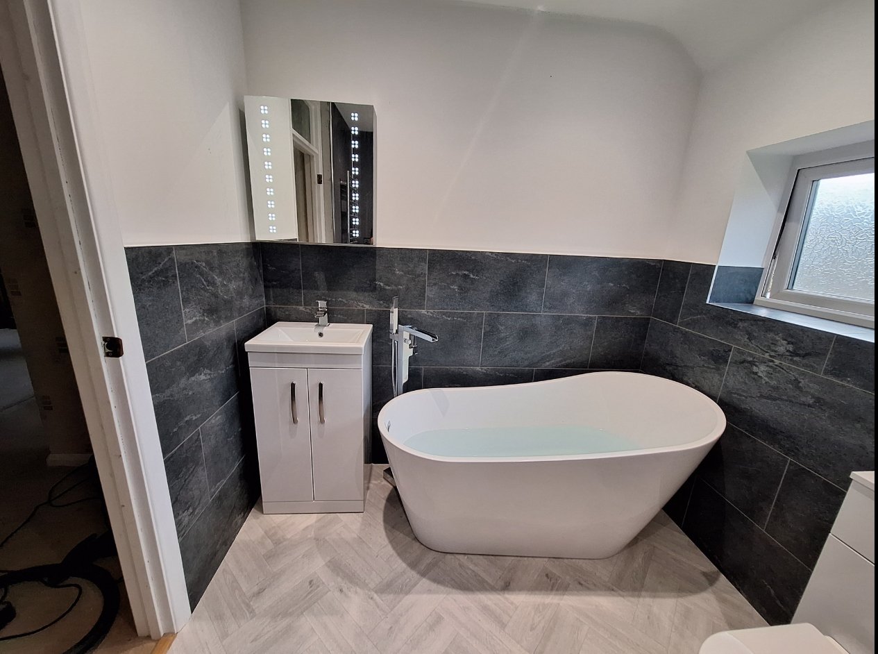 Freestanding Bath by Bhatt Plumbing & Heating